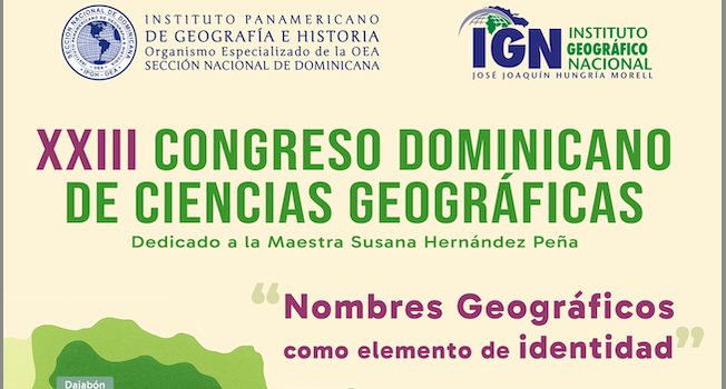 Participación en el XXIII Congreso Dominicano de Ciencias Geográficas